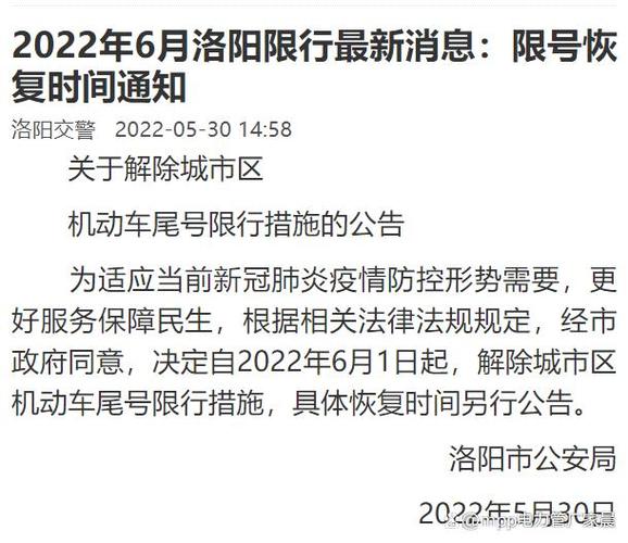 洛阳现在还限号吗(洛阳现在还限号吗,时间截止日期)-第4张图片 洛阳现在还限号吗(洛阳现在还限号吗,时间截止日期)-第4张图片
