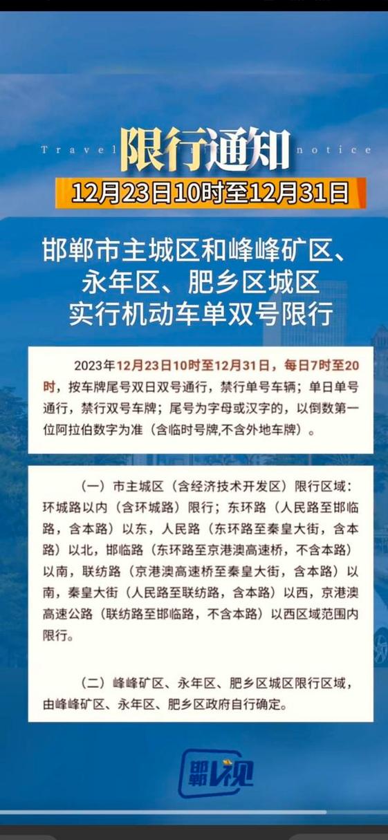 【河北邯郸限号查询,河北邯郸限号查询202311月份】-第3张图片 【河北邯郸限号查询,河北邯郸限号查询202311月份】-第3张图片
