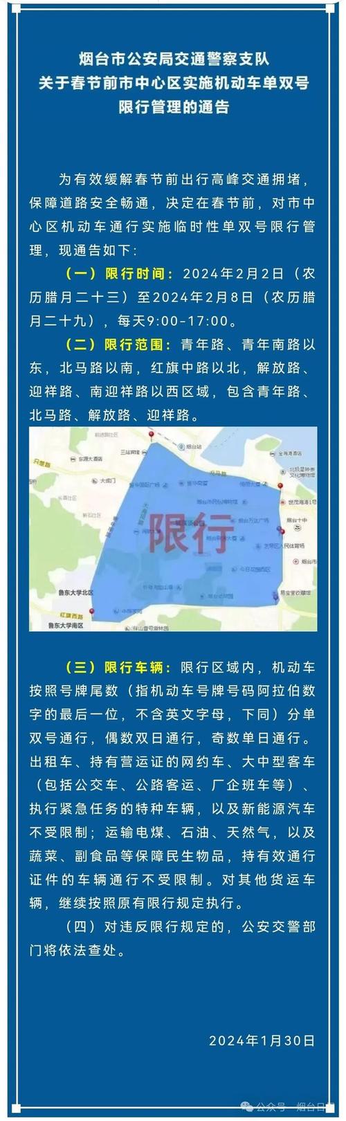 山东烟台限号-山东烟台限号吗对外地车-第5张图片