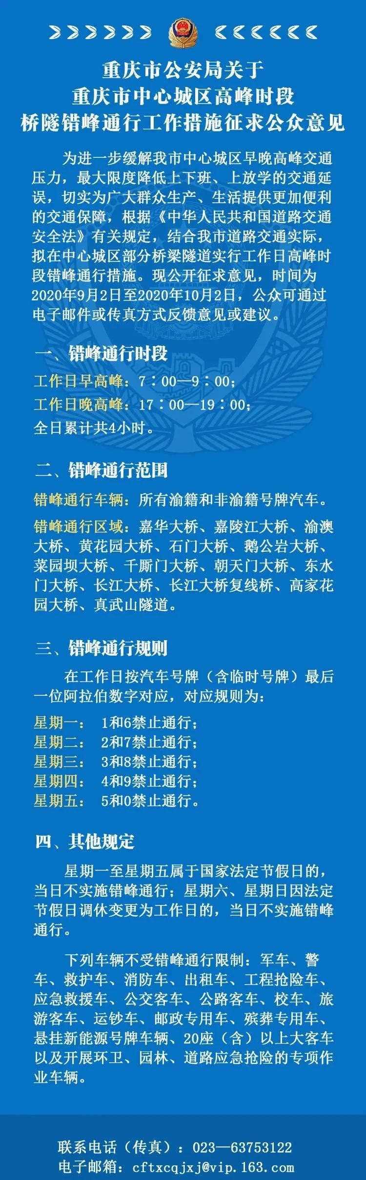 重庆国庆节限号-重庆国庆节限号限行吗-第4张图片