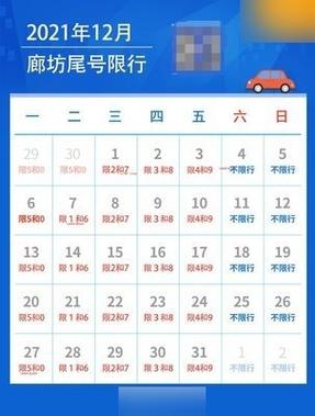 廊坊限号查询12月(廊坊限号查询2020年12月)-第3张图片