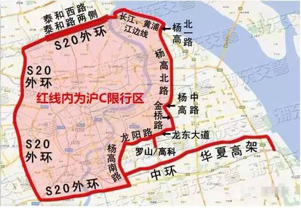上海限行地图(上海限行地图外地车)-第8张图片