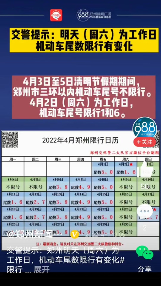 【郑州限号规定外地车,郑州限号规定外地车限行吗】-第4张图片 【郑州限号规定外地车,郑州限号规定外地车限行吗】-第4张图片