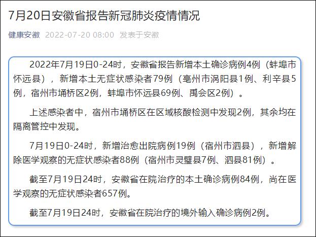 安徽疫情病例情况-安徽疫情官方通报-第5张图片 安徽疫情病例情况-安徽疫情官方通报-第5张图片