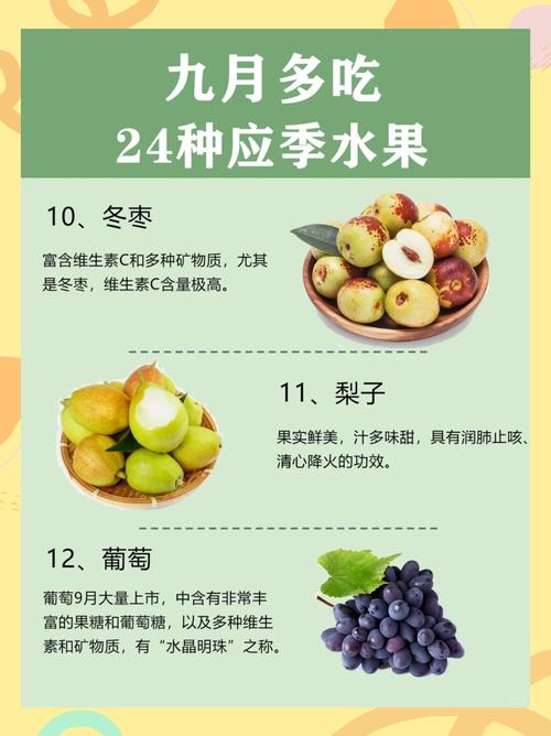 九月当季水果是什么，九月份的应季水果是什么-第5张图片